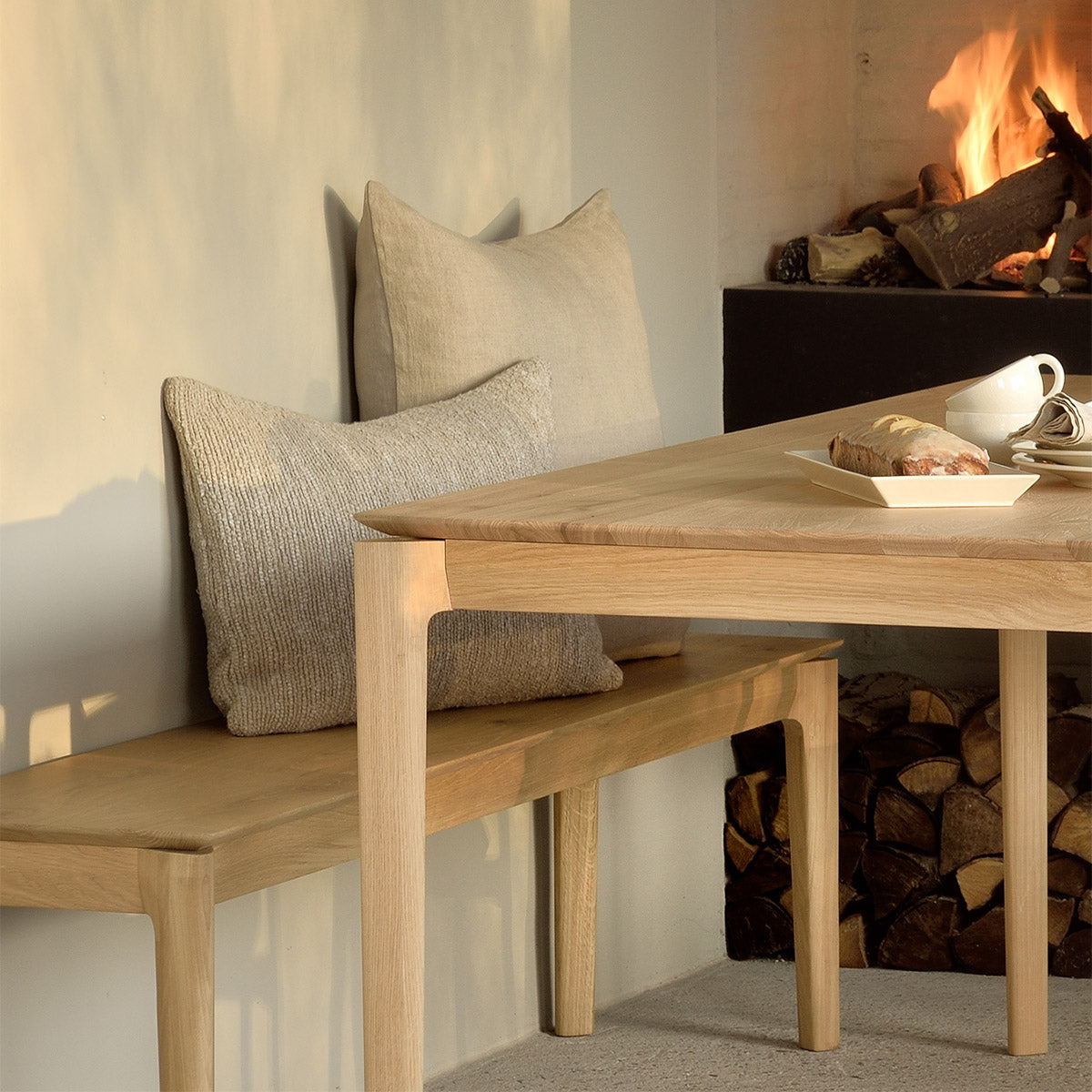 Bok Solid Oak Bench