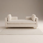 Calm Haven Cream 2 Seater Fabric Daybed Sofa