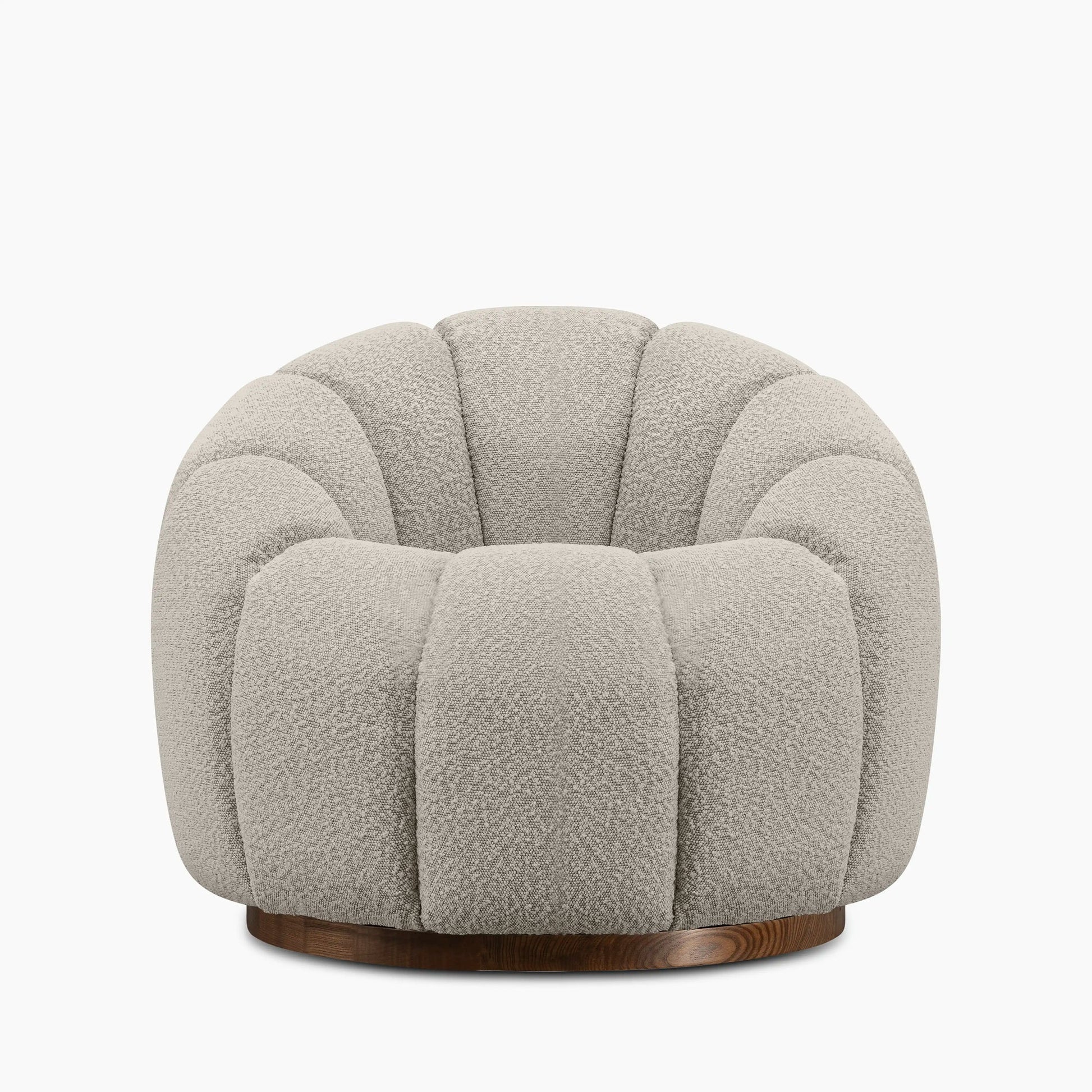 Aria Swivel Accent Chair – Cream