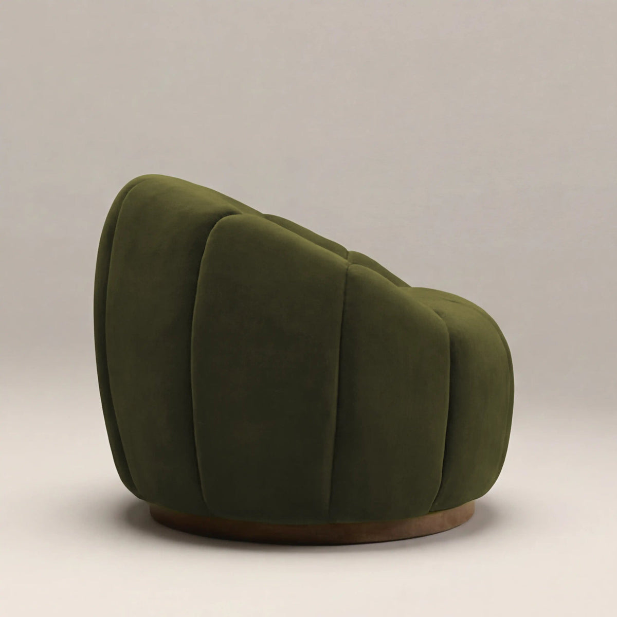Aria Swivel Accent Chair – Green