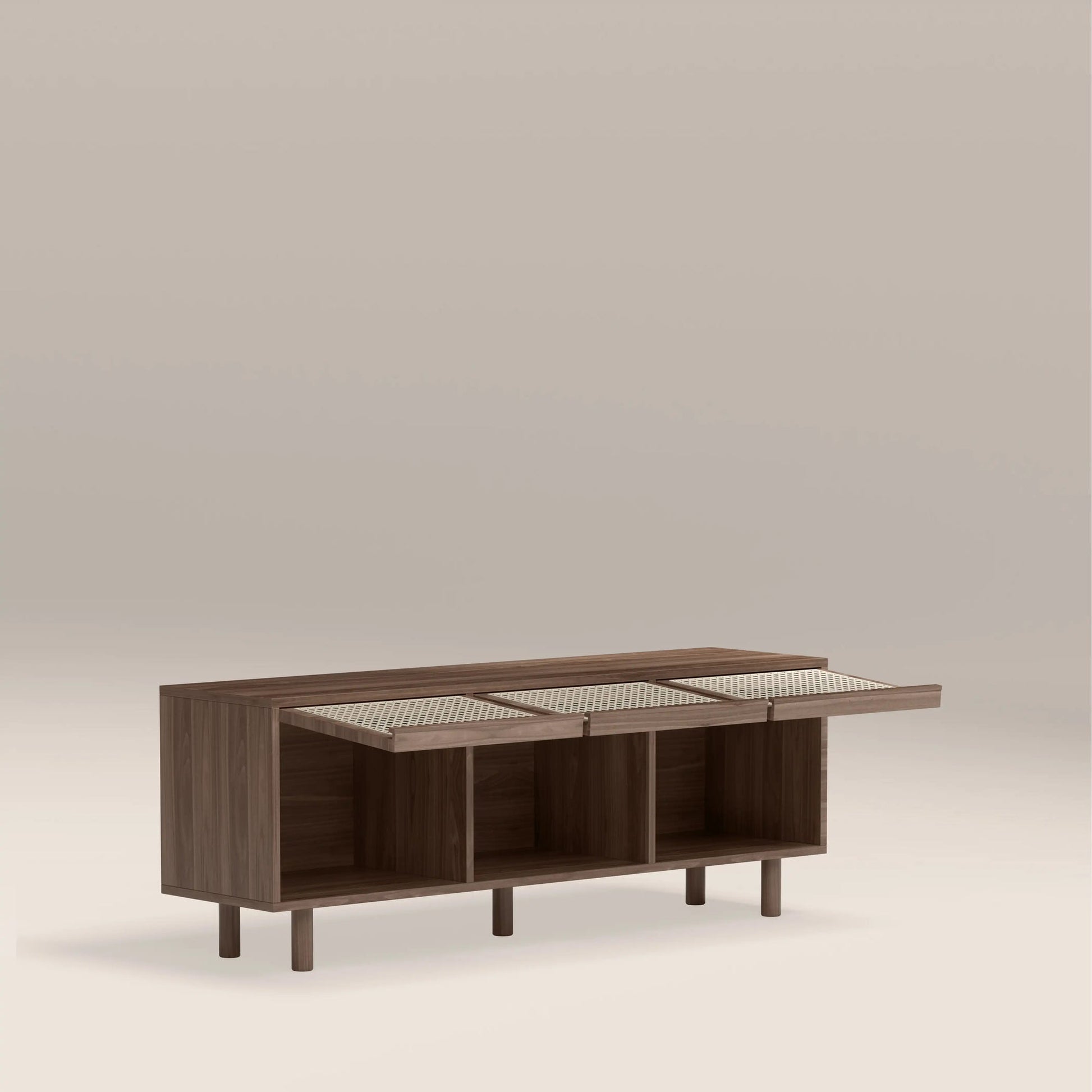 Dana Wooden TV Unit – Walnut and Oak
