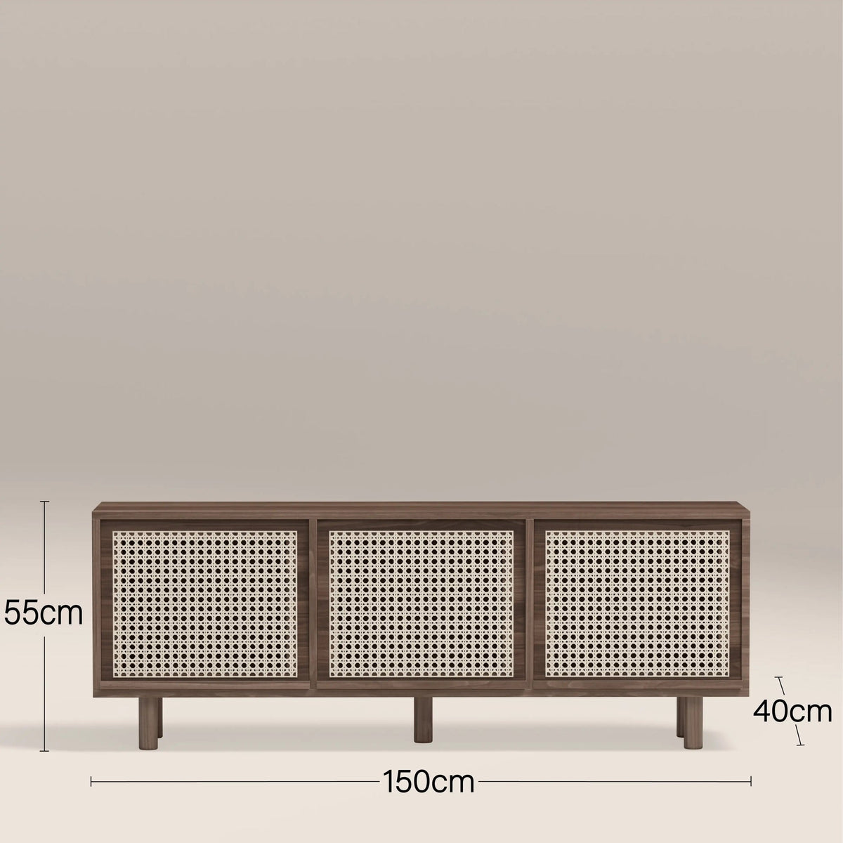 Dana Wooden TV Unit – Walnut and Oak