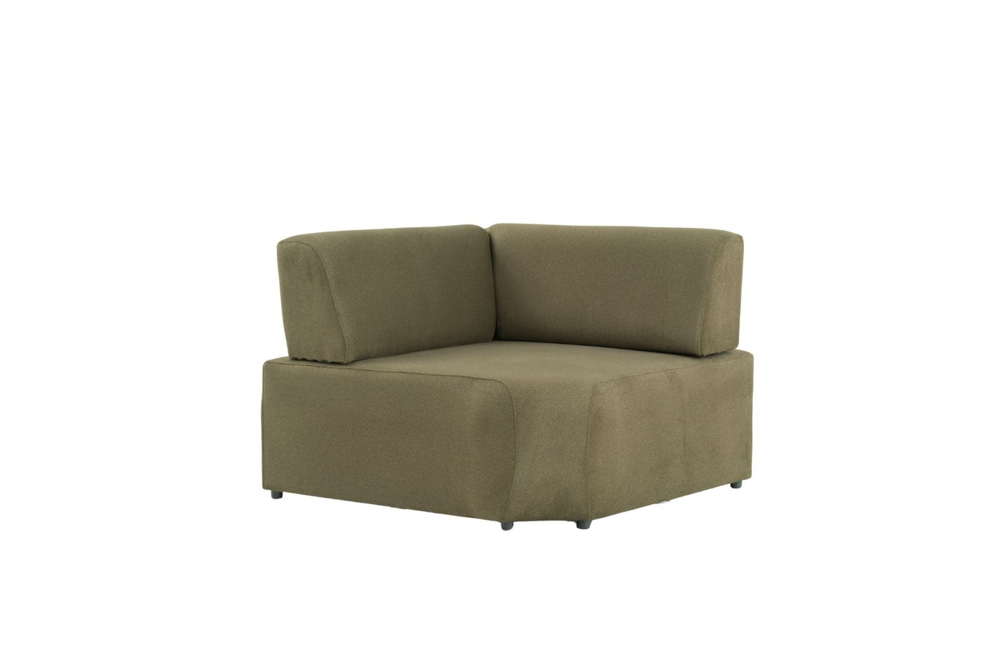 Elara sofa corner module in emerald green