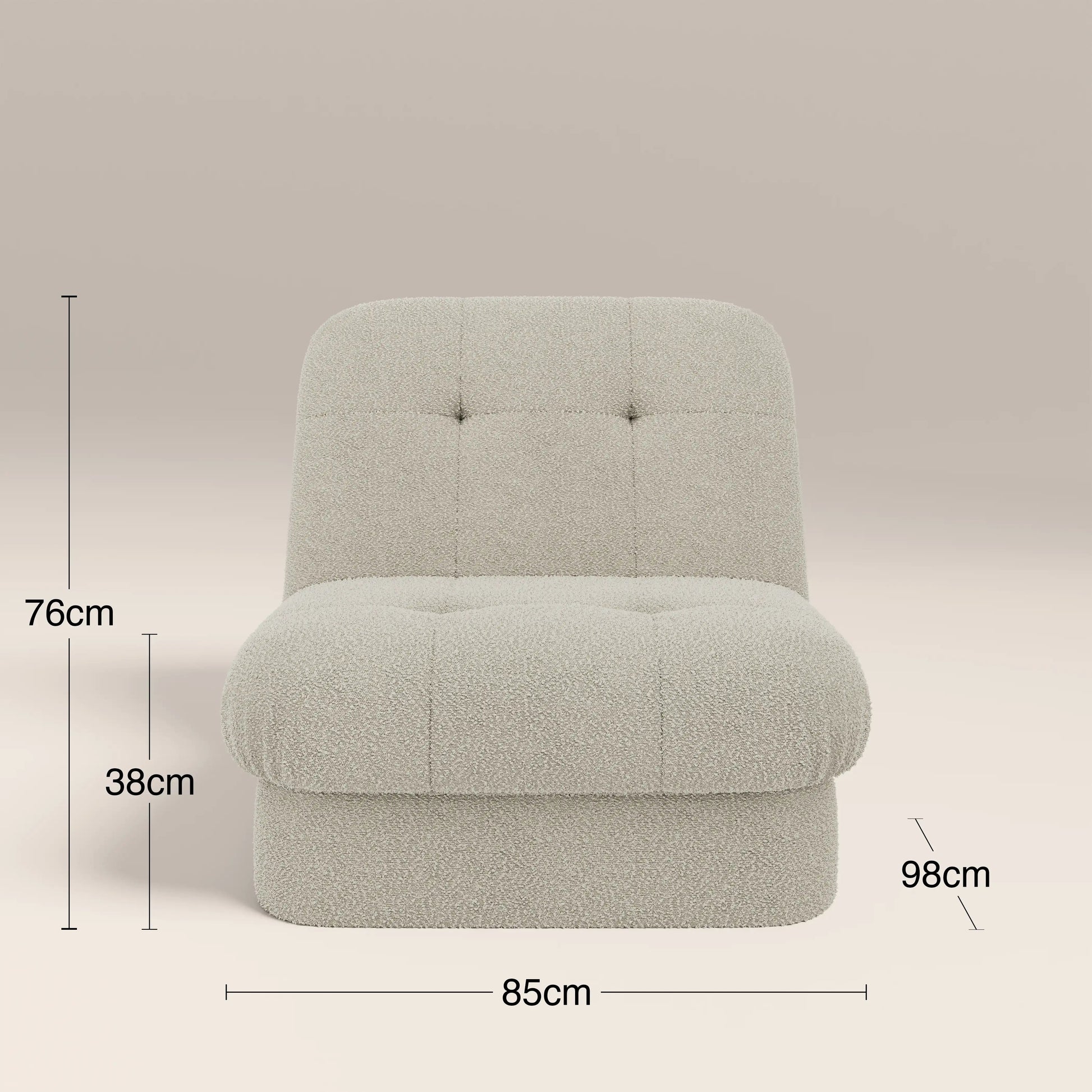Freya Armchair – Cream Fabric