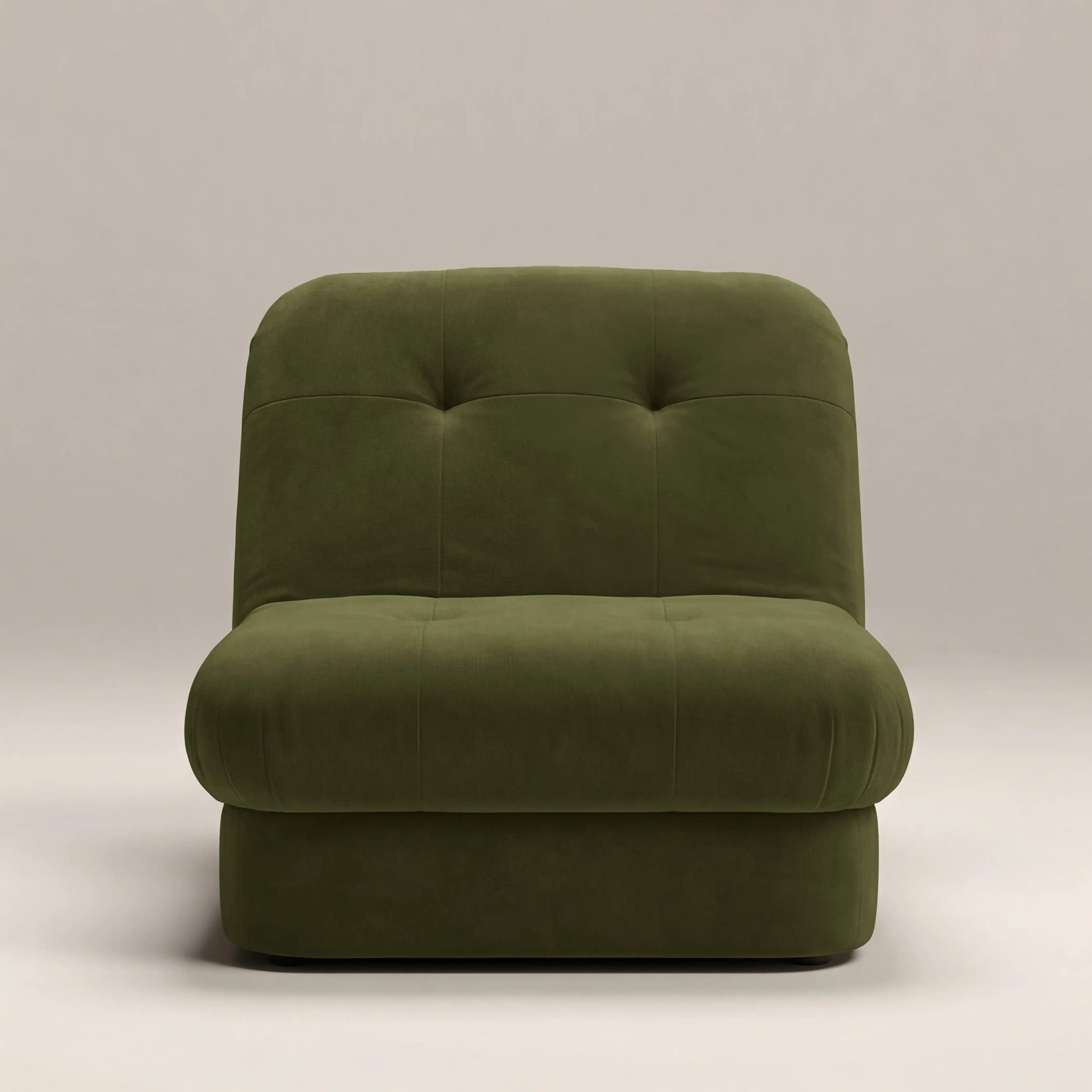 Freya Armchair – Green Fabric