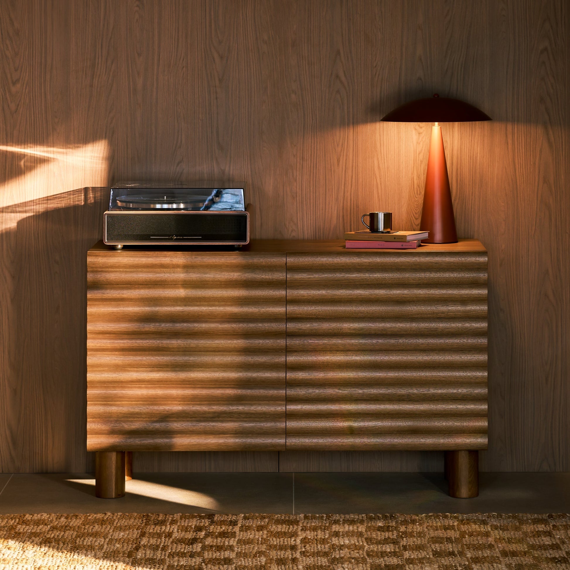 Isla 2 Door Sideboard – Burgundy