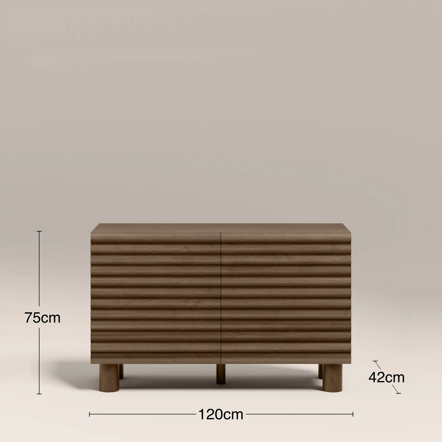 Sideboard dimensions 120 x 42 x 75 cm