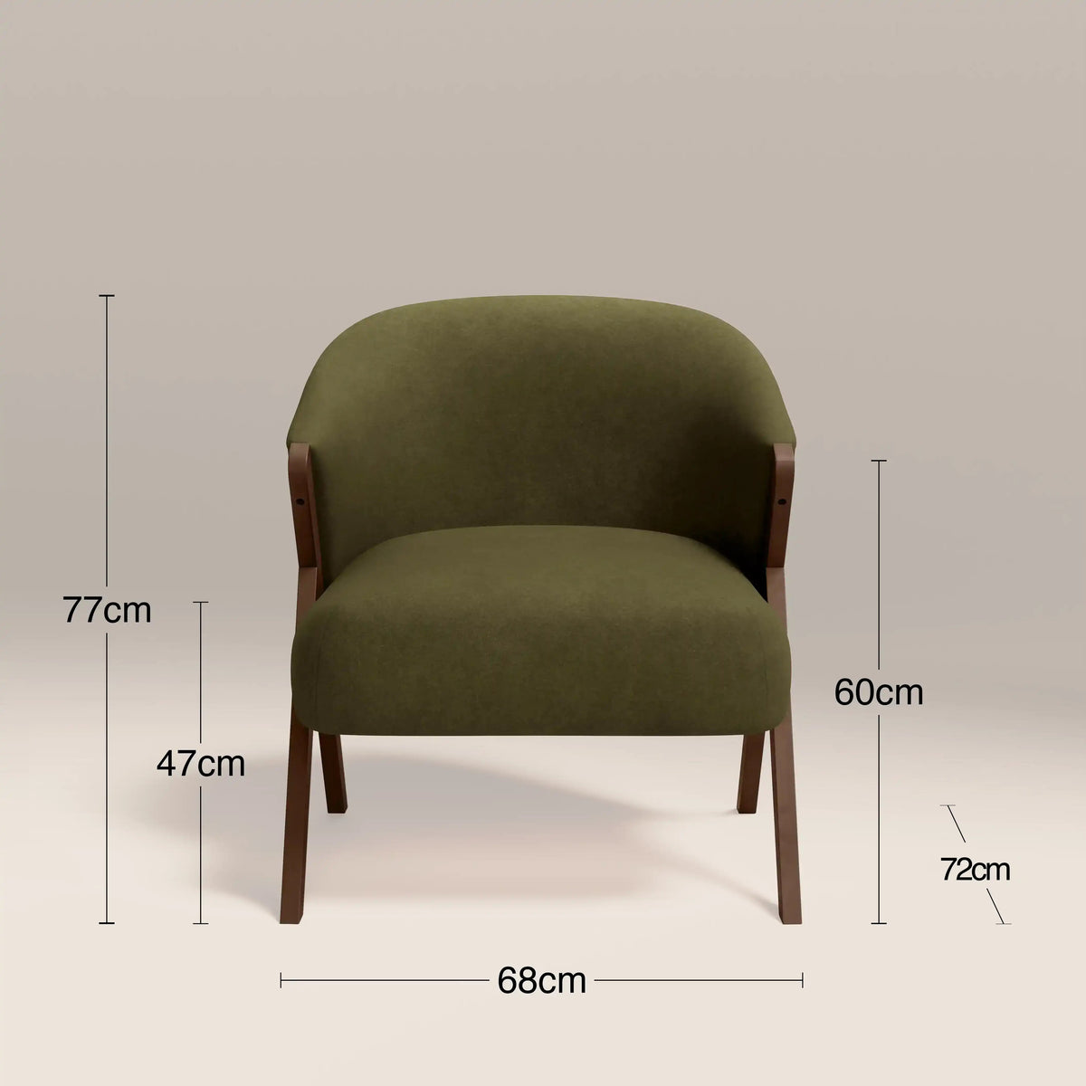 Kiya Accent Chair – Green