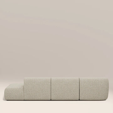 Lyra Cream 3 Seater Boucle Divan Sofa