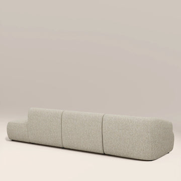Lyra Cream 3 Seater Boucle Divan Sofa