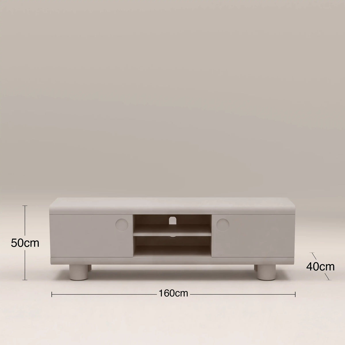 Mila TV Stand – Light Grey