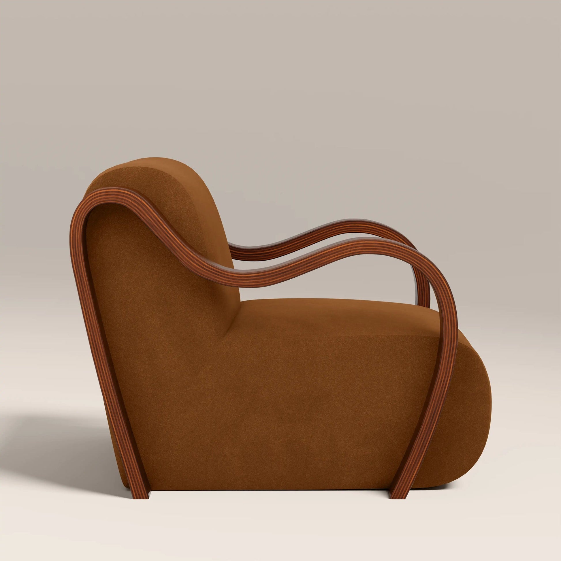 Nadia Accent Chair – Brown