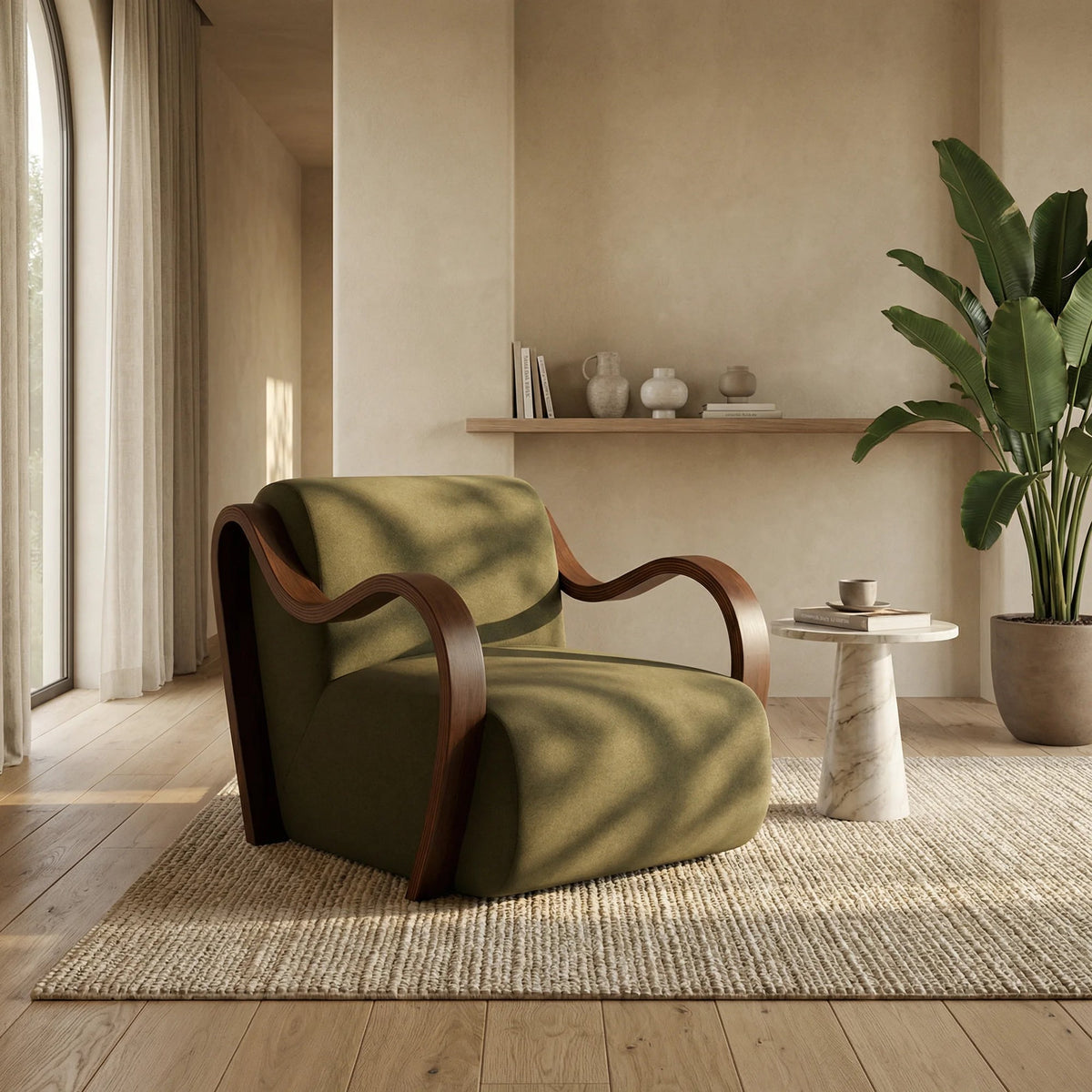 Nadia Accent Chair – Green