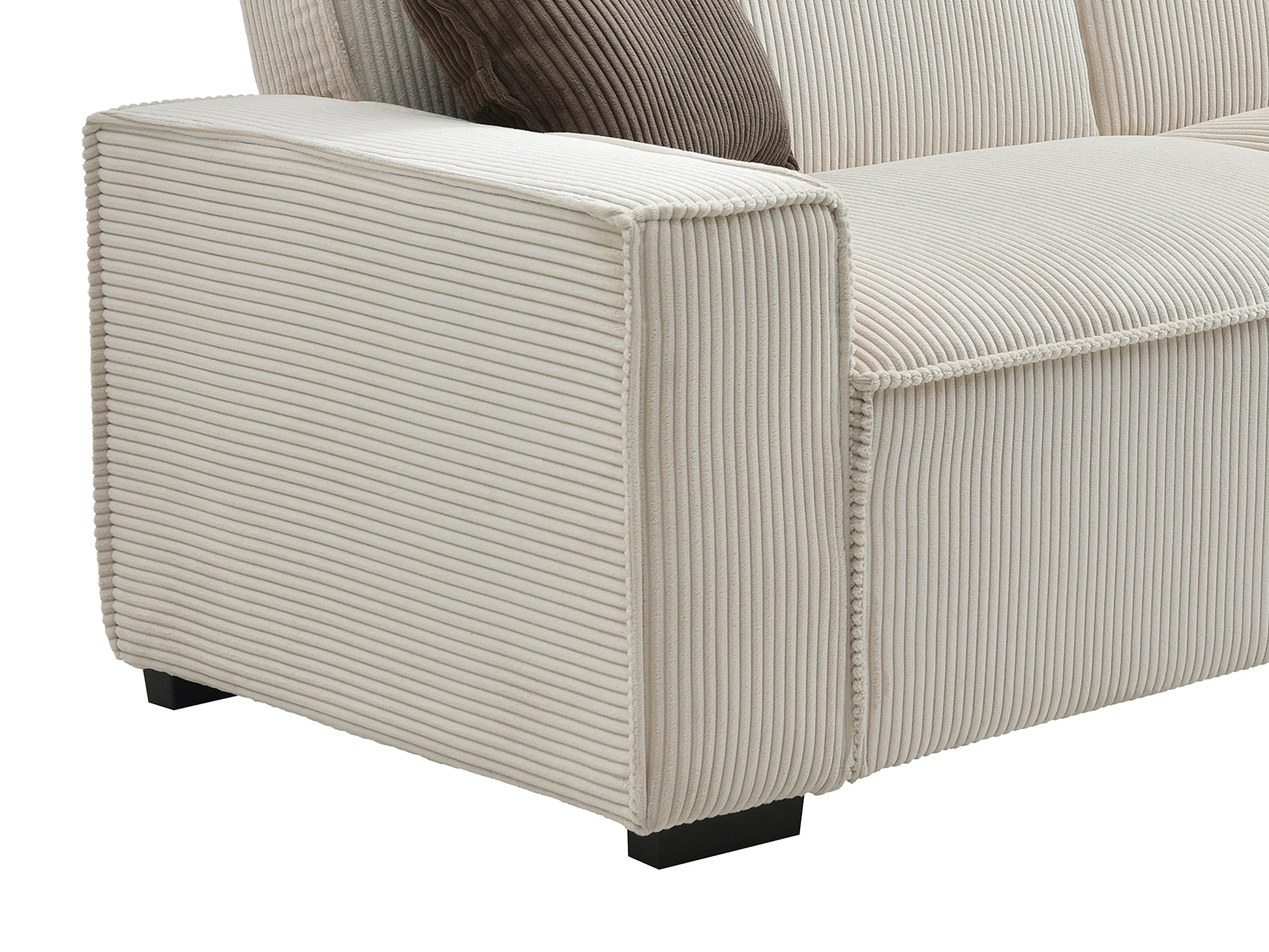 Noor 3 Seater Sofa Bed – Beige