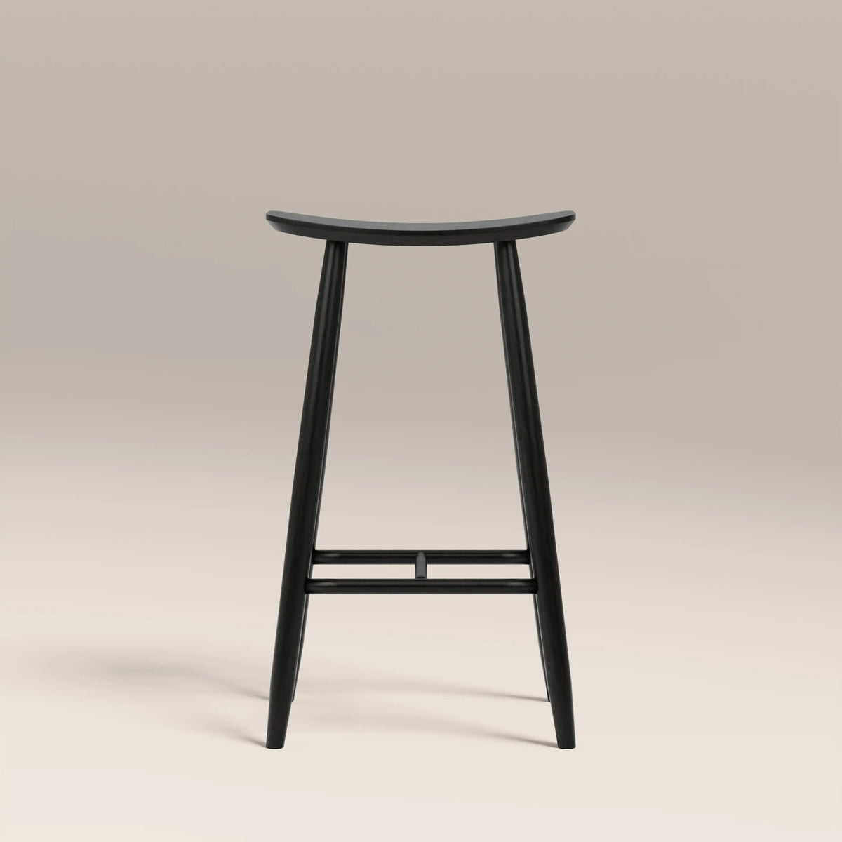Nora Bar Stool – Green, solid wood