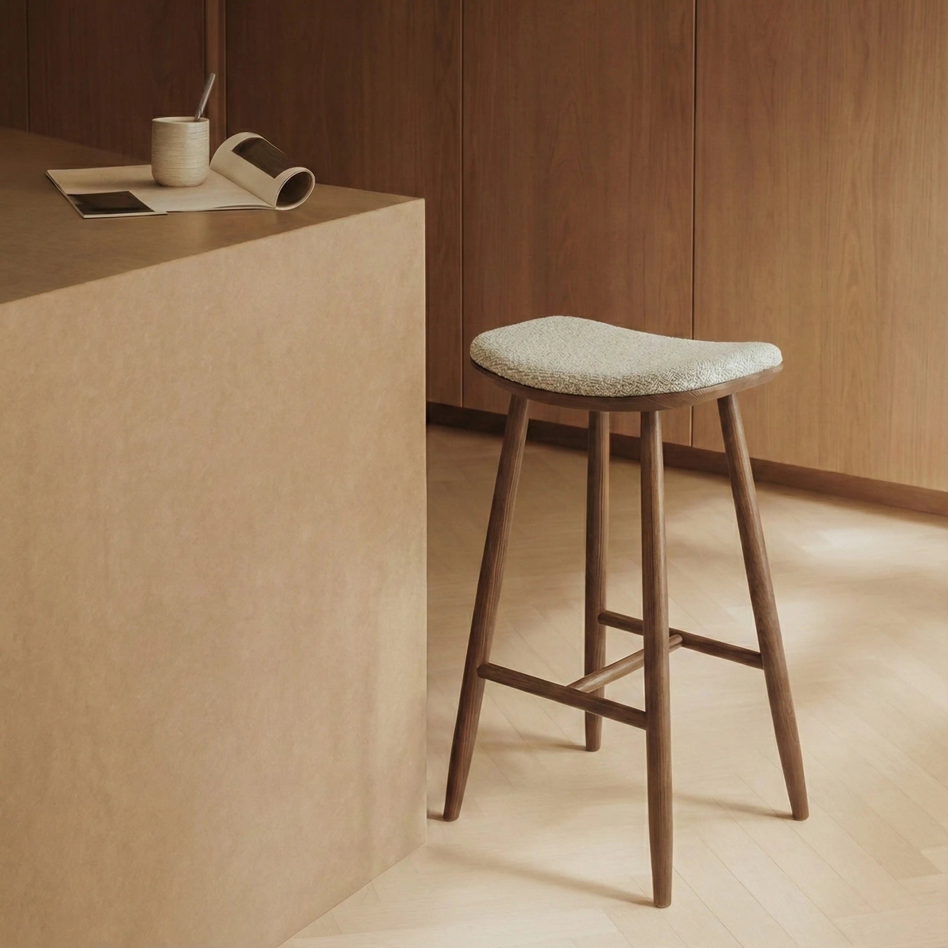 Nora Bar Stool – Cream