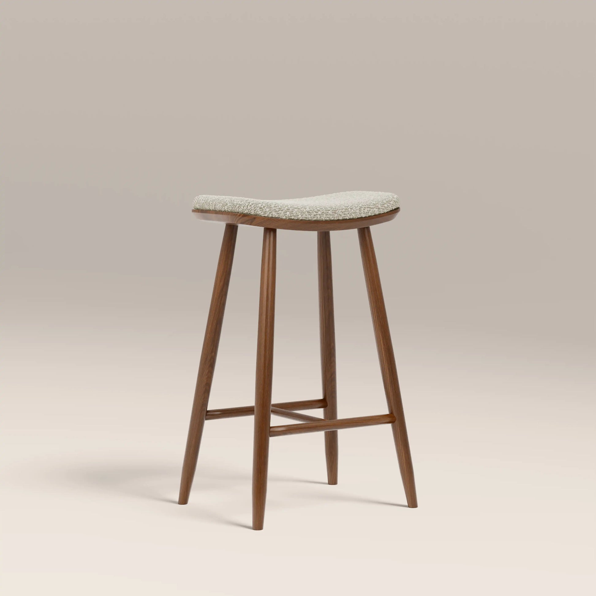Nora Bar Stool – Green, solid wood