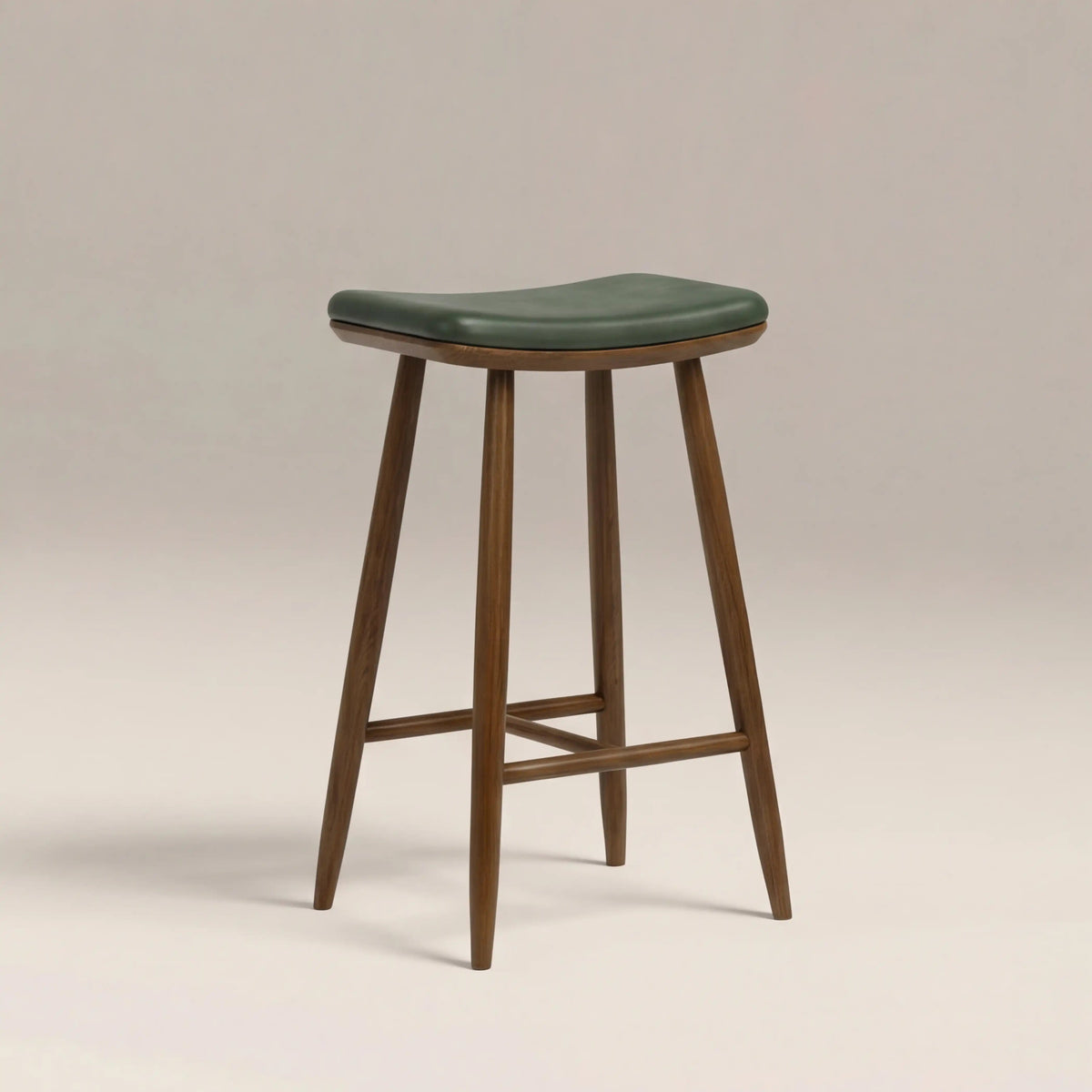 Nora Bar Stool in green, colour swatch view