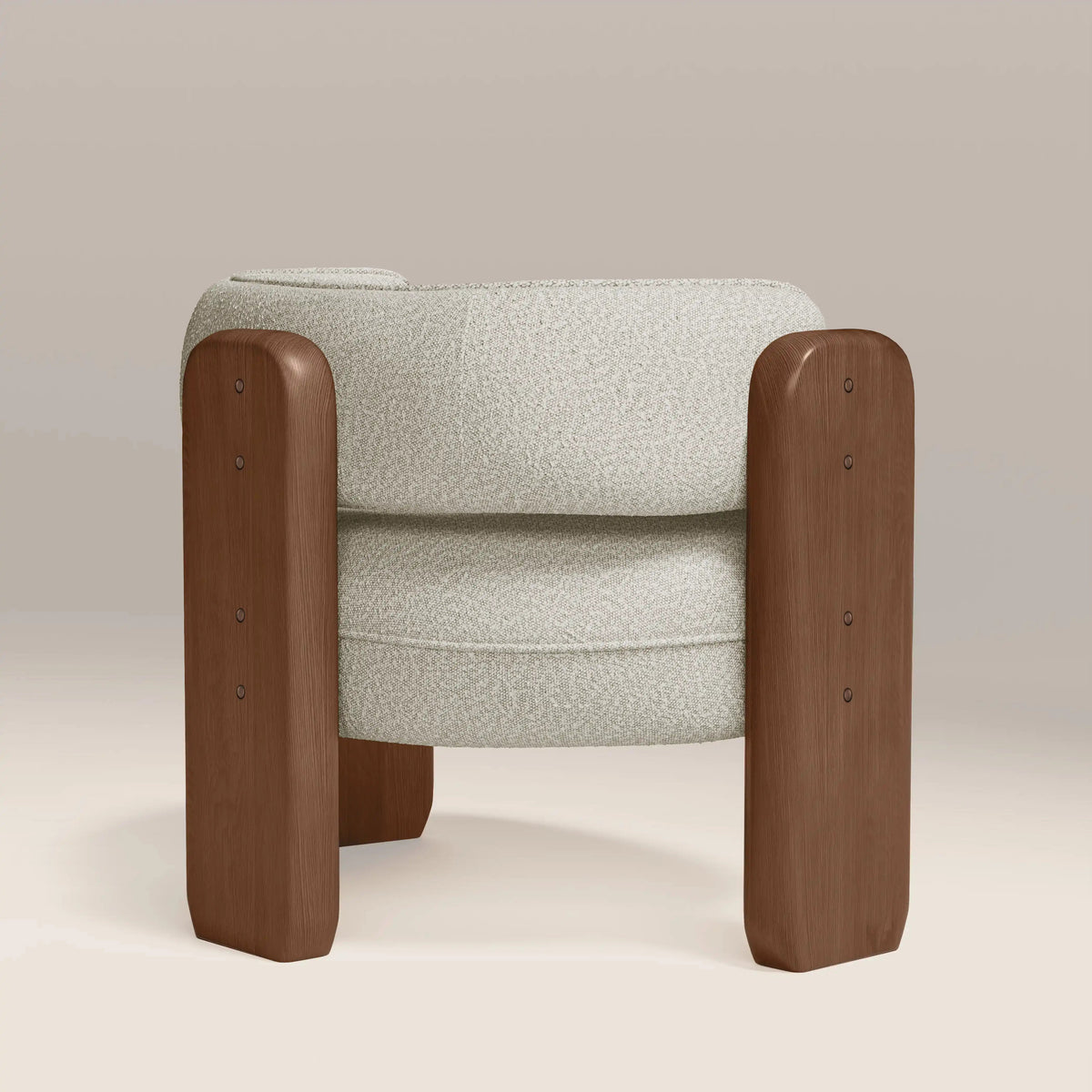 Reya Armchair – Cream Fabric
