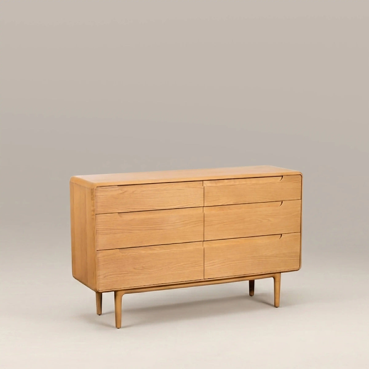Sara 6-Drawer Sideboard – Natural Oak