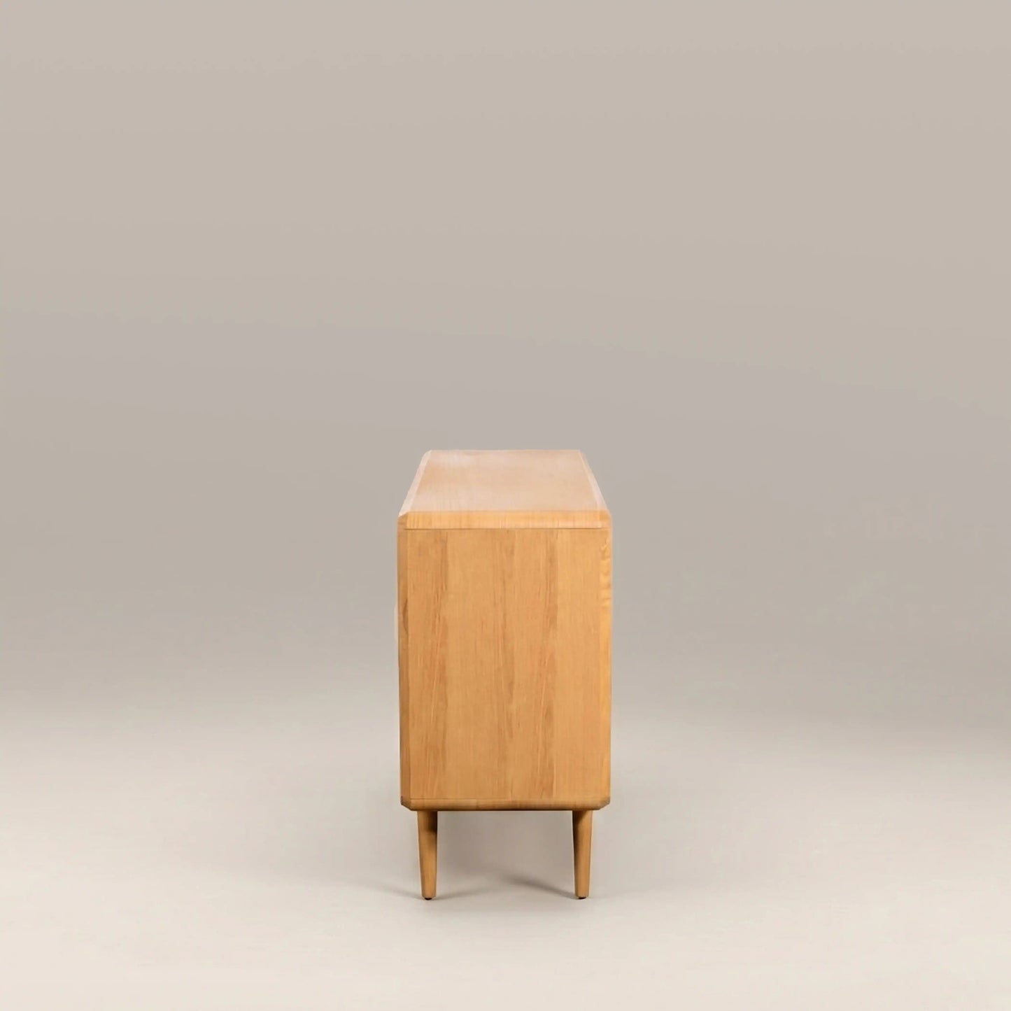 Sara Chest of Drawers in natural oak, side view