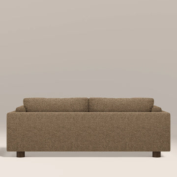 Selma Brown 3 Seater Fabric Sofa