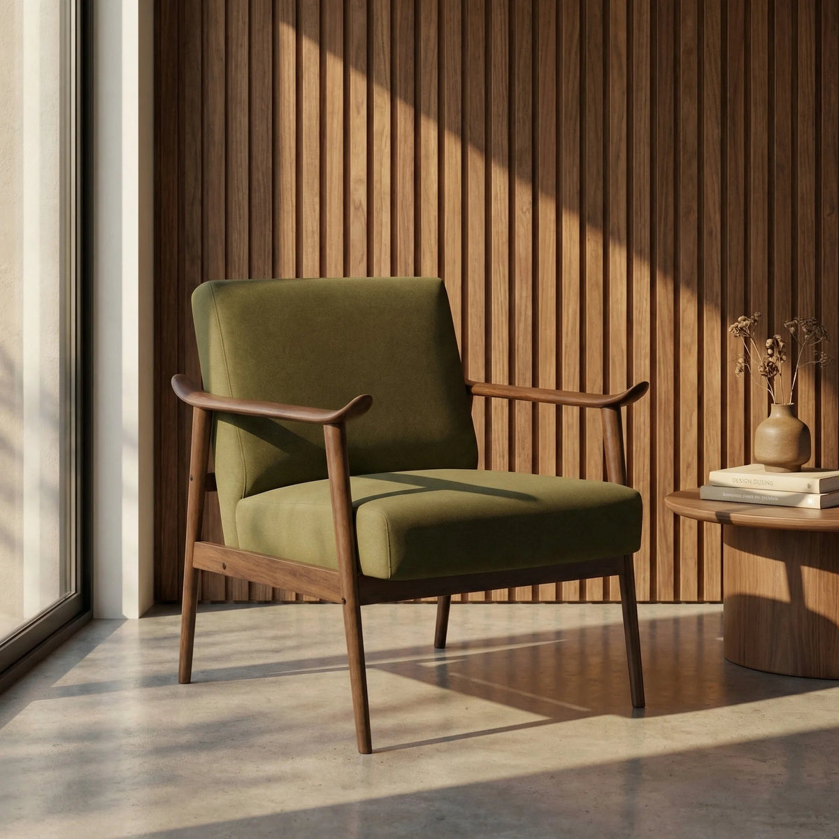 Sena Accent Chair – Green