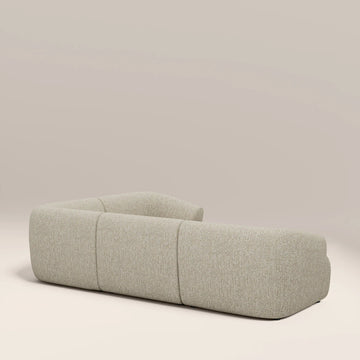 Talia Cream 3 Seater Fabric L-Shape Corner Sofa