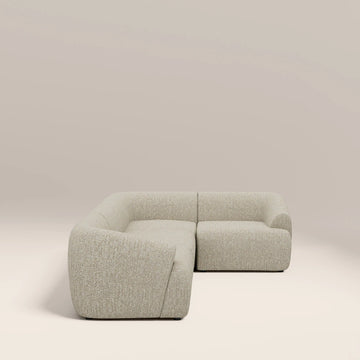 Talia Cream 3 Seater Fabric L-Shape Corner Sofa