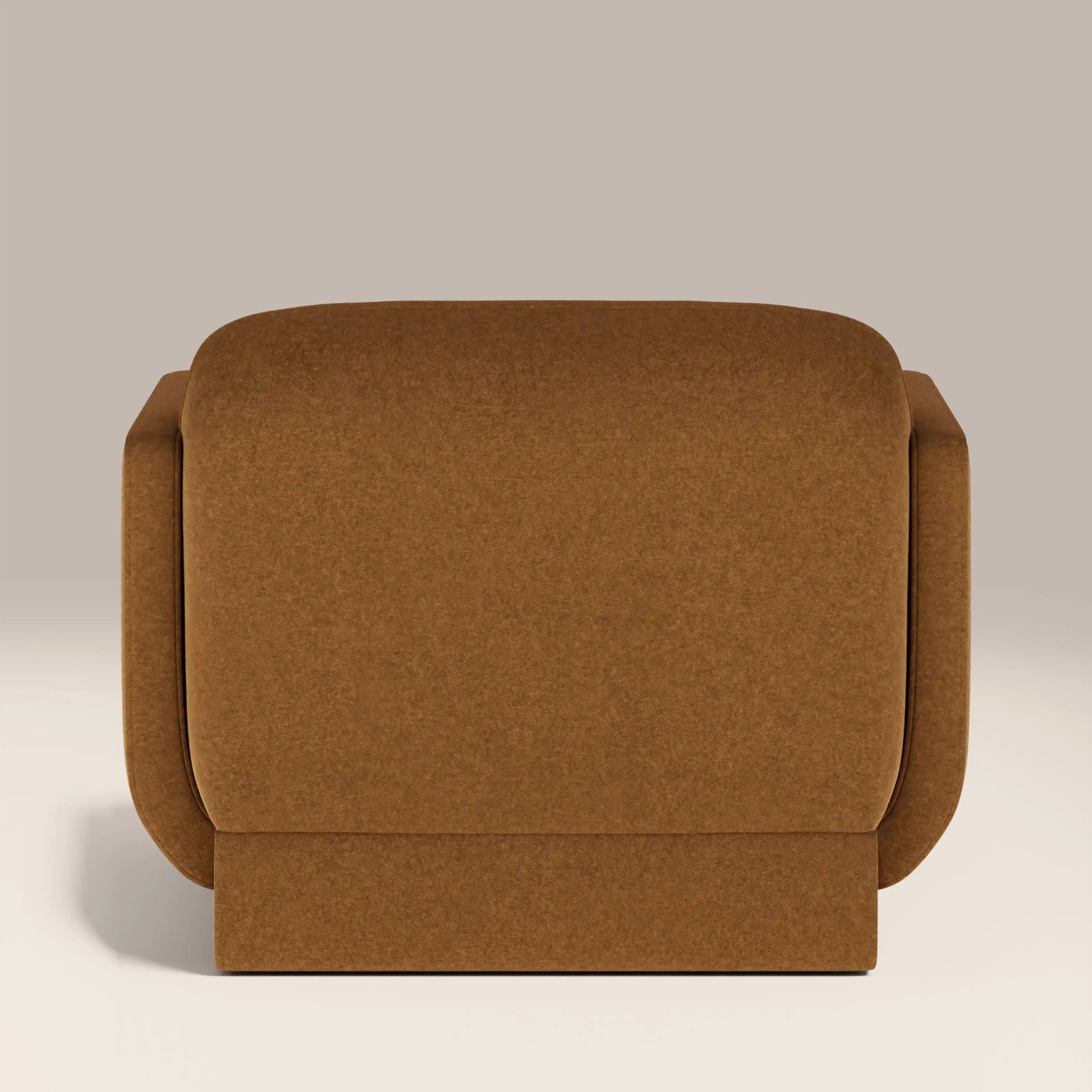 Tessa Armchair – Brown Fabric