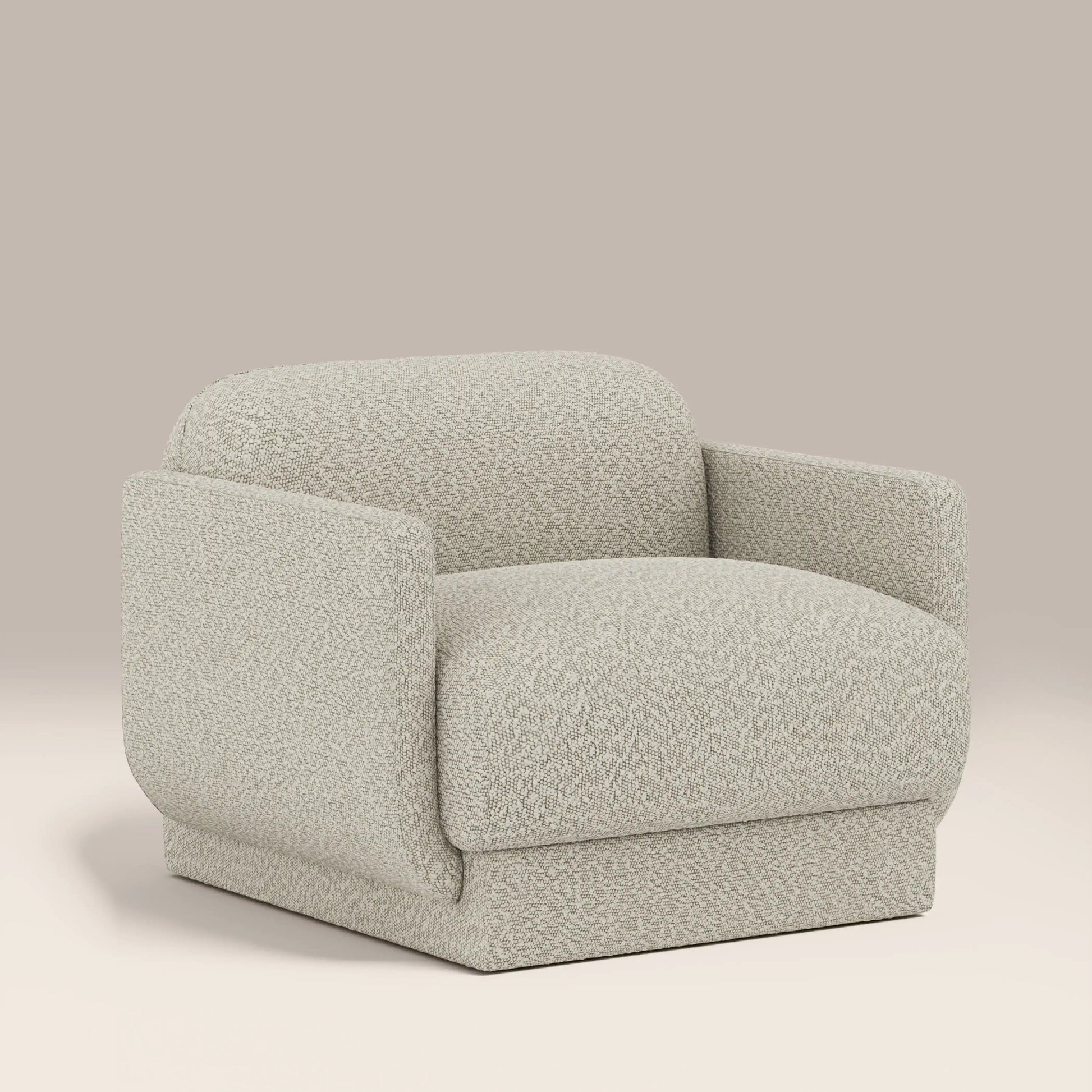 Tessa Armchair – Brown Fabric