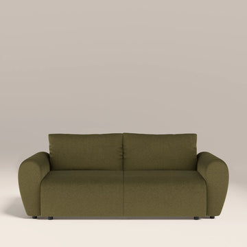 Zara Green 3 Seater Velvet Sofa Bed