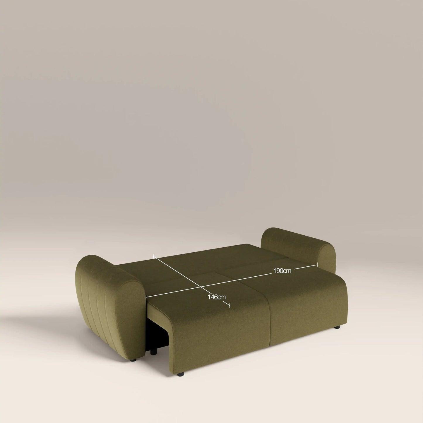 Zara sofa bed dimensions when opened flat