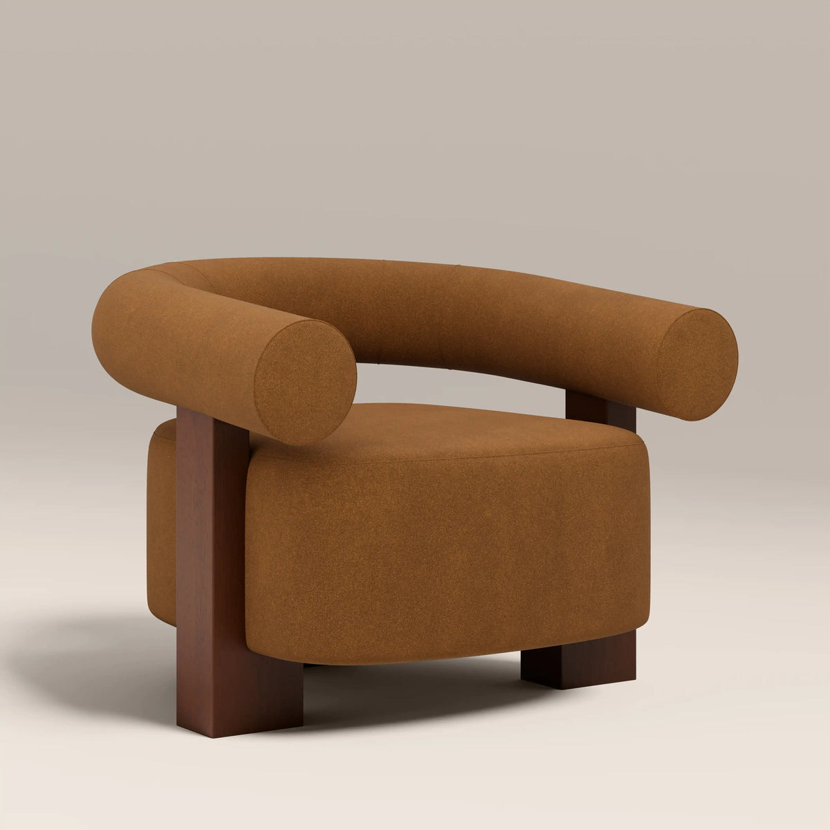 Zoya Accent Chair – Brown