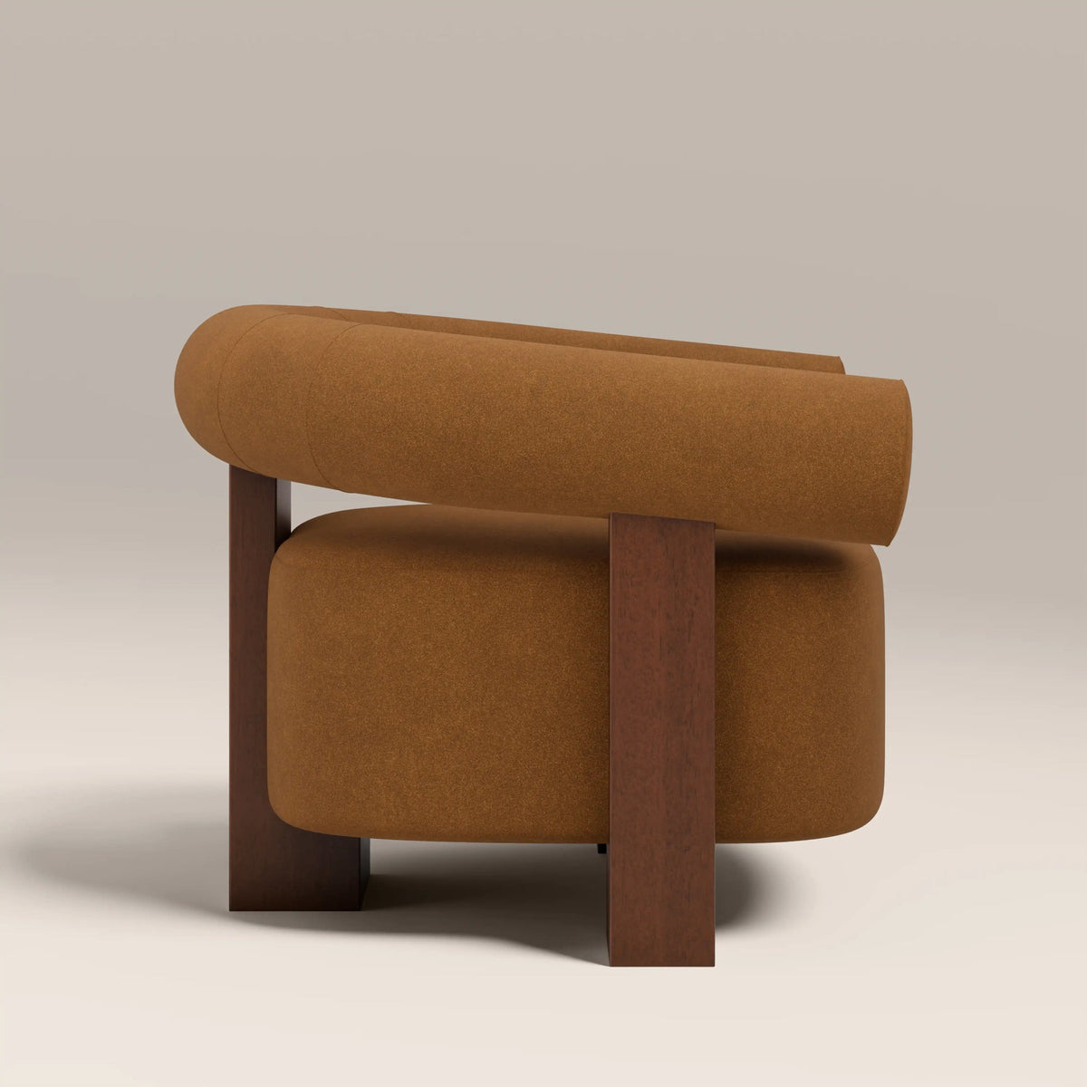 Zoya Accent Chair – Brown