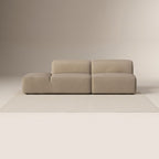 Harbor Beige 4 Seater Fabric Sofa