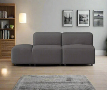 Harbor Dark Grey 4 Seater Fabric Sofa