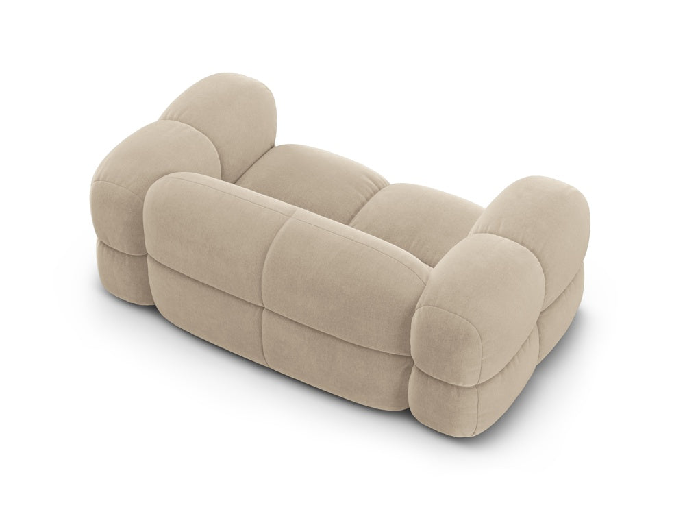 Loretto Beige 2 Seater Sofa, room setting view