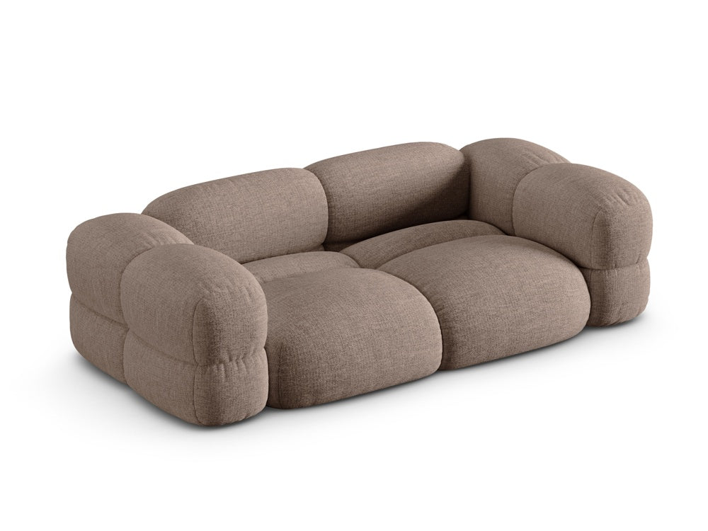 Loretto Light Brown 3+2 Seater Sofa Set, detail view