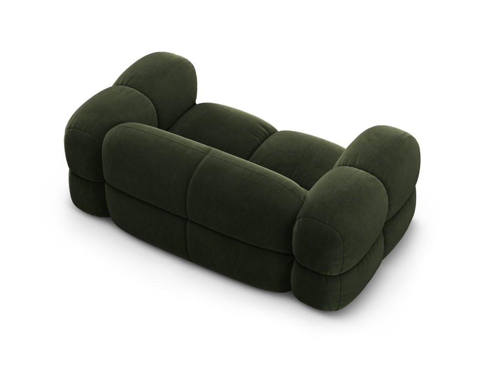 Loretto Green 2 Seater Sofa, room setting view