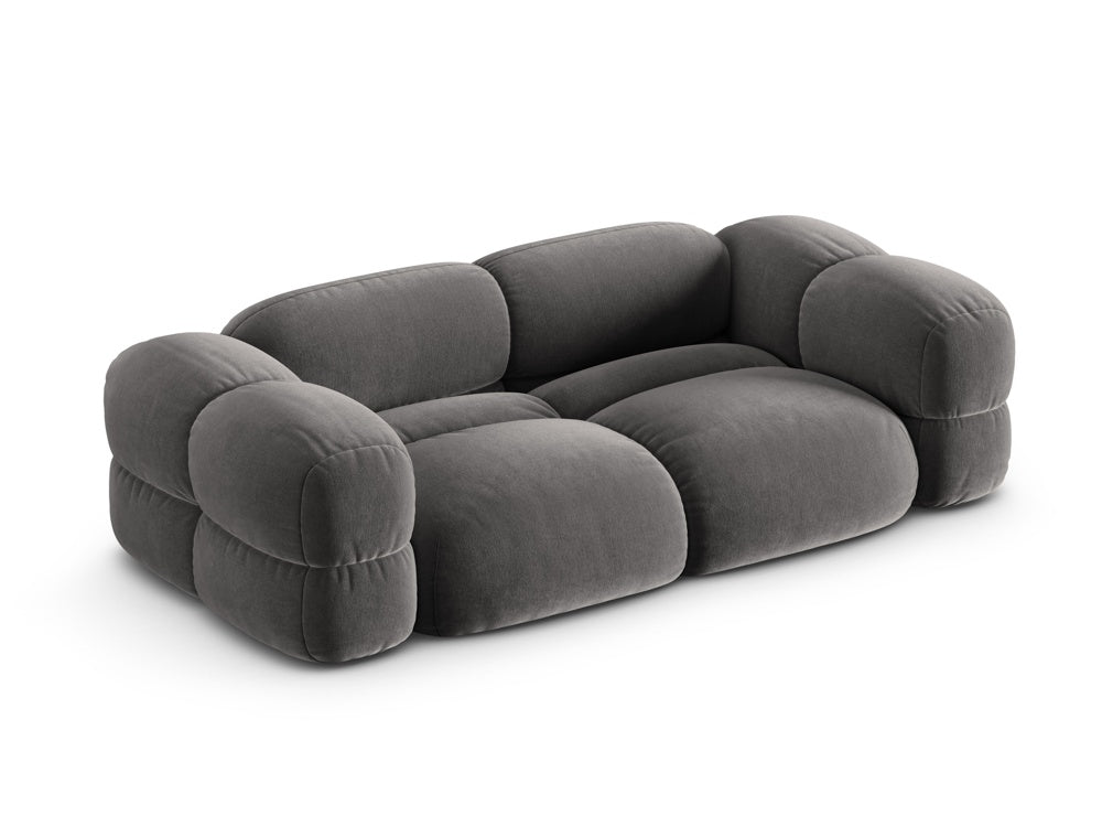 Loretto Grey 3+2 Seater Sofa Set, detail view