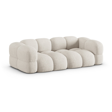 Loretto Light Beige 4 Seater Fabric Sofa