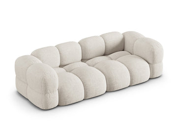 Loretto Light Beige 4 Seater Fabric Sofa