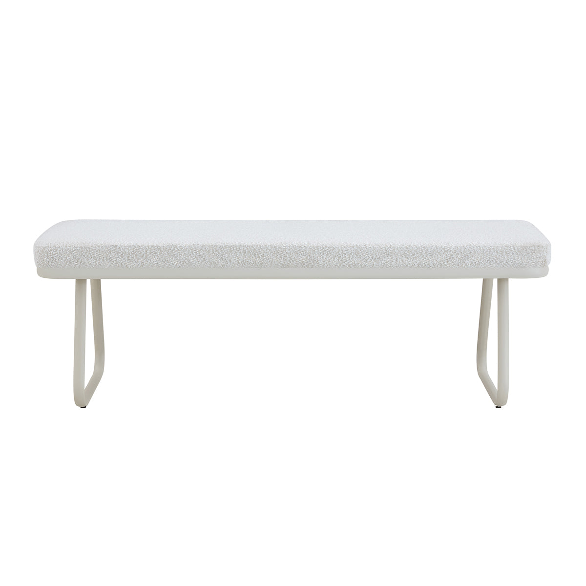 Luca Cream Boucle Bench