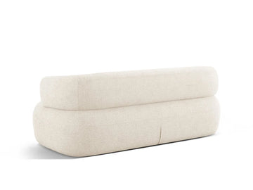 Rovena White 3 Seater Boucle Sofa