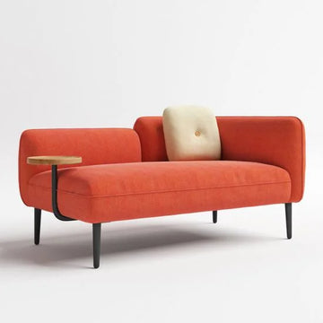 Sable Red 2 Seater Fabric Sofa