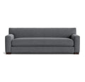 Solace Grey 3 Seater Fabric Sofa