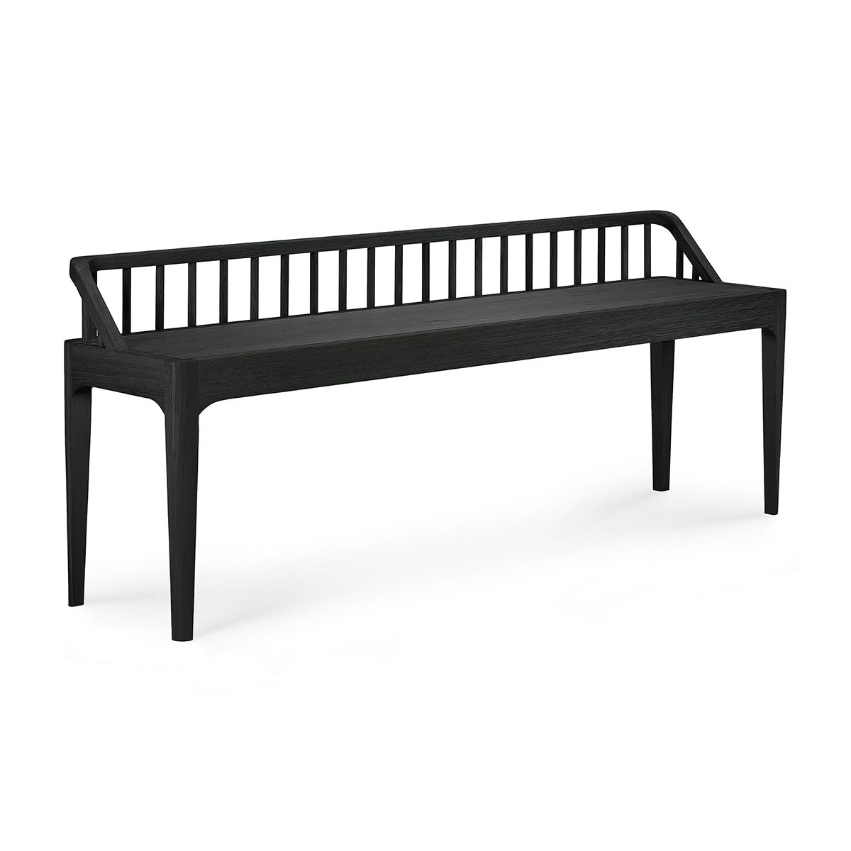 Spindle Oak Bench