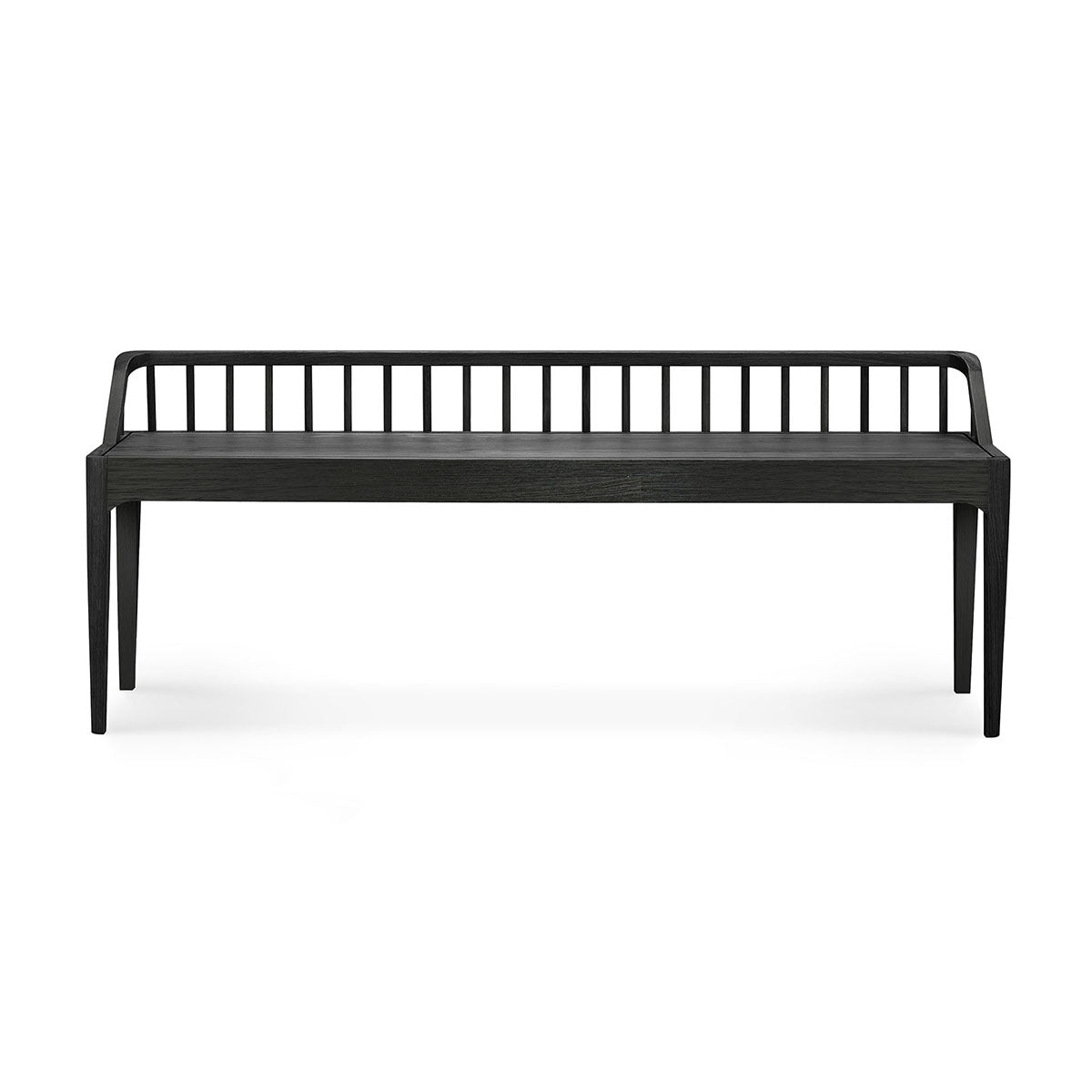 Spindle Oak Bench