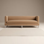 Sterling Light Brown 2 Seater Fabric Sofa